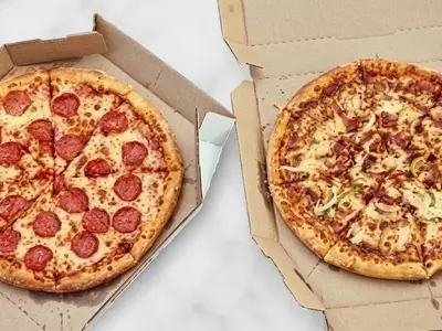 2x Pizza Large 14"